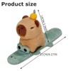 KBIBCK Capybara Slap Bracelet, Capybara Crocodile Snap Band Toy, CapybaraPlush