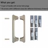 BESTNEWIE Large Wooden Door Pull Handle, 11.7 Inches - Suitable