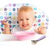 CHILLOUT LIFE Toddler Utensils, Kids Silverware with Silicone Handle, Stainless
