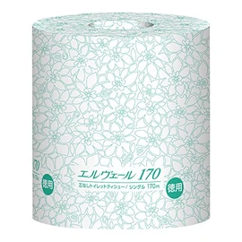 El Veil Toilet Tissue Single Pack 170 m Wrapped (No Lead)