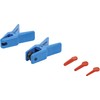 BGS 1719 Hose Locking Set 5-Pieces, Blue/Yellow