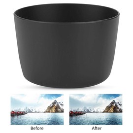 Tulip Flower Lens Hood ET-60 ABS Plastic Lens Hood for Canon EF-S 55-250mm f / 4-5.6 is 90-300mm f / 4.5-5.6 75-300mm Covering Wind, Rain and Snow