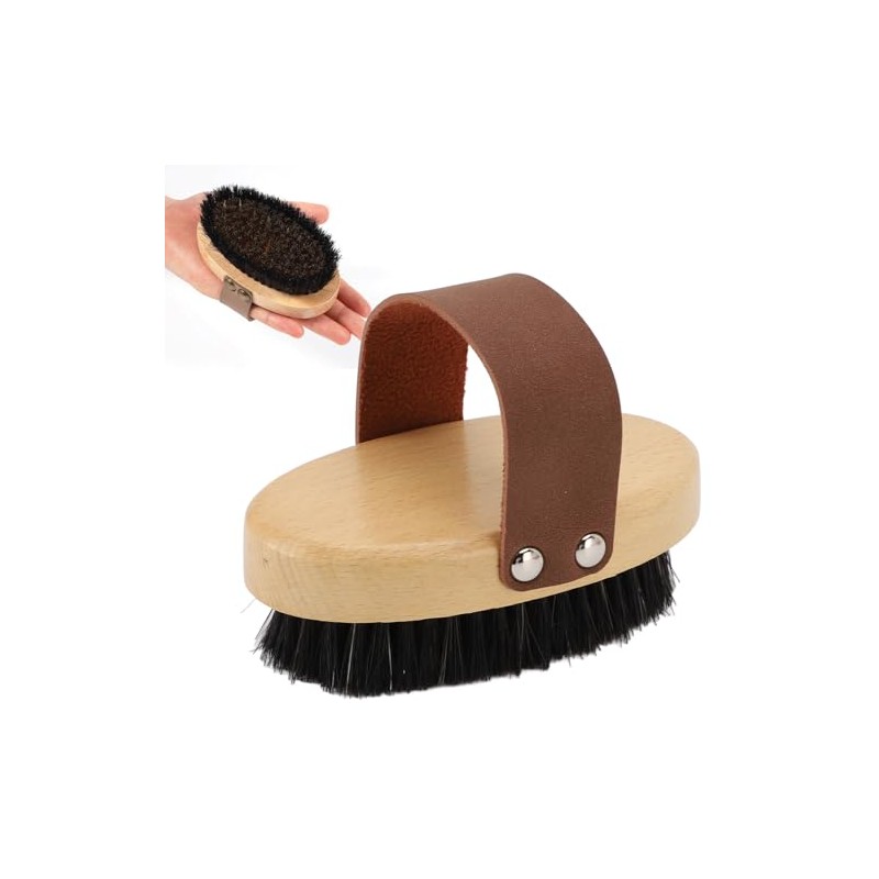 Cepillo Piel Seca Corporal Exfoliante Cobre Madera Haya Eliminación Muerta