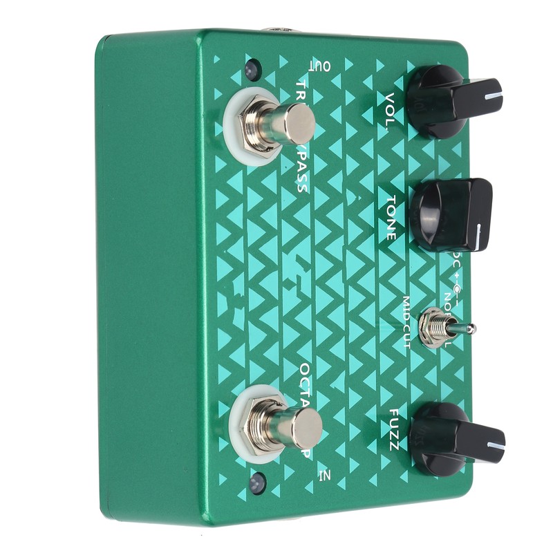 Distortion Guitar Pedal Octave Instrument Accessory with True Bypass Design