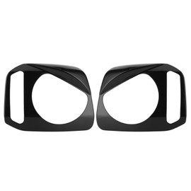 Leapiture Set of 2 car headlights cover headlight cover strip frame cover vehicle front lamp frame replacement for Jimny 2007-2017