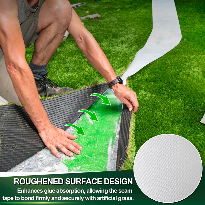 4 Packs Turf Glue for Artificial Grass, 131 FT x