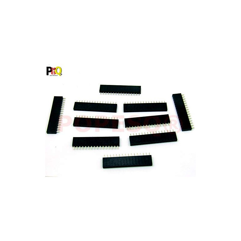 POPESQ® #A797 Female Header 2.54 mm 16-Pin Compatible with Arduino