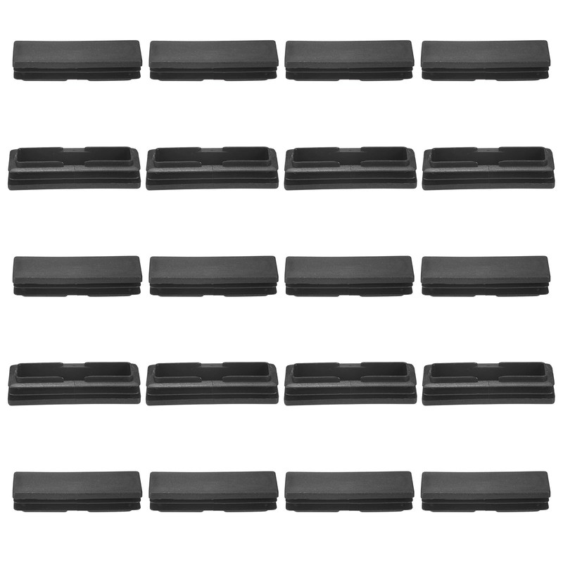 M METERXITY 20pcs Tube End Caps 3 x 1" Plastic
