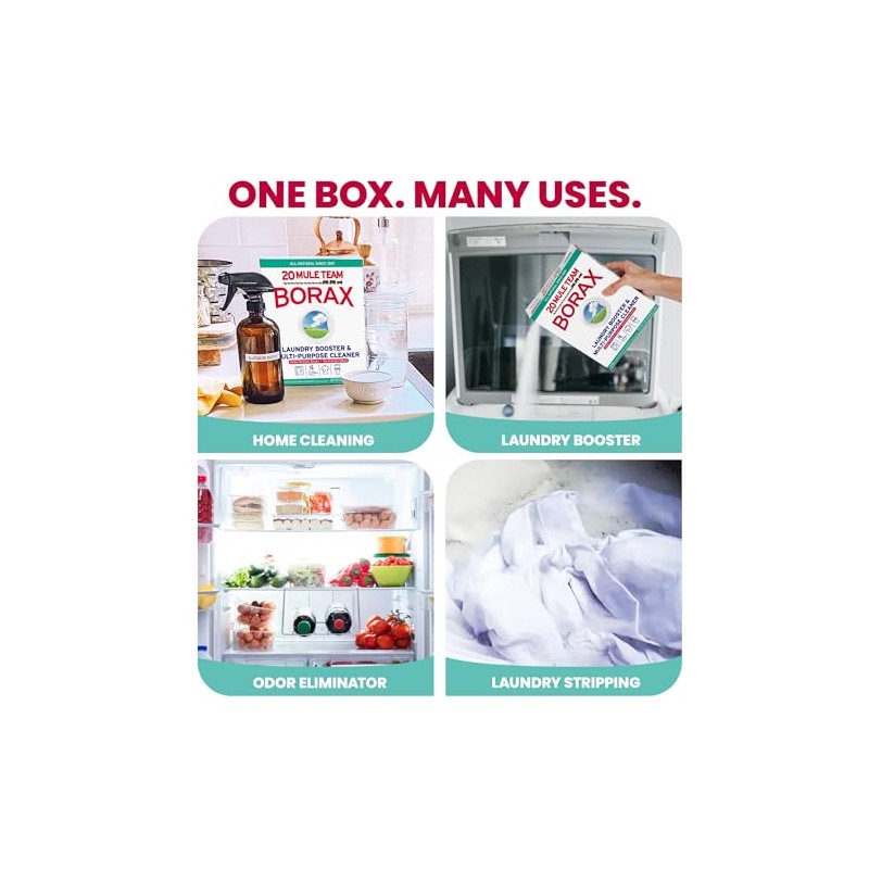 20 Mule Team All Natural Borax Detergent Booster & Multi-Purpose