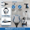 FitPlus 2024 Upgrade PowerGrip T9, Grabber Reacher Tool, Wide Jaw,