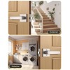 Tinewa 6 Pack Brushed Nickel Passage Door Levers Interior Door