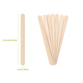 CUWELT 600pcs Lollipop Craft Sticks, Natural Wood Lolly Sticks, Wooden Lollipop Sticks 114 mm, Wood Craft Sticks for Ice Cream Making and Crafts, Handwork and Arts, Crafts