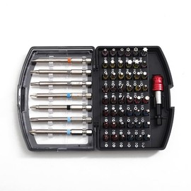 Impact Rated Driving Set Impact Driver Bit Set, Screwdriver Bit Set,Impact Tough Screwdriving Bit Set Set with Tough Case (56-Piece)