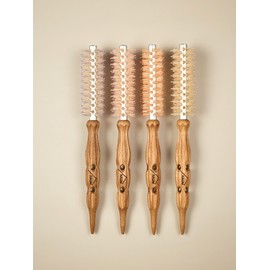HAUM Root Volume Roll Brush No. 0 Pig Hair Self-Dry Hair Comb / HAUM 하움 뿌리 볼륨 롤브러쉬 0호 돈모 셀프 드라이 헤어빗