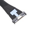 Wisoqu MCIO 16X to MCIO 16X Cable, Slimline SAS Cable