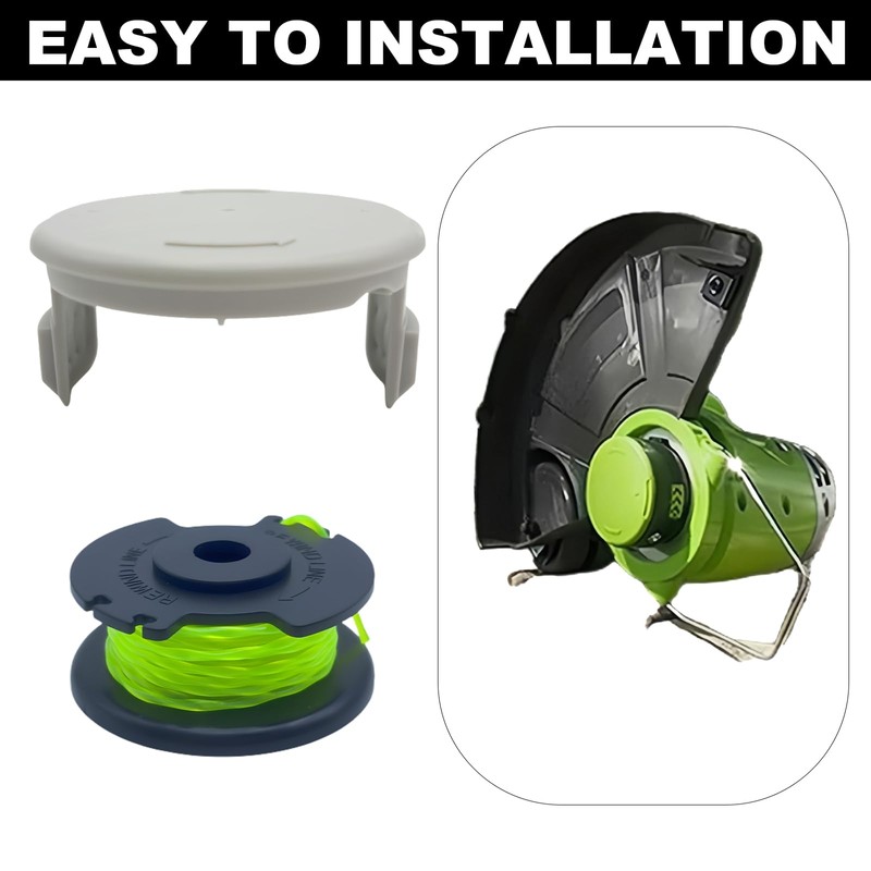 esmusssein Strimmer Spool Compatible with Ry-o-bi RAC143 36V Grass Trimmer