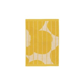 Marimekko Vesi Unikko Hand Towel 50 x 70 cm Spring Yellow, Ecru