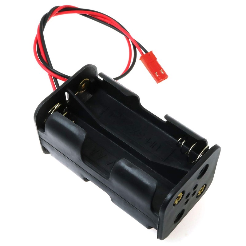 E-outstanding Battery Holder 2PCS 4 Cell AA Battery Case Box