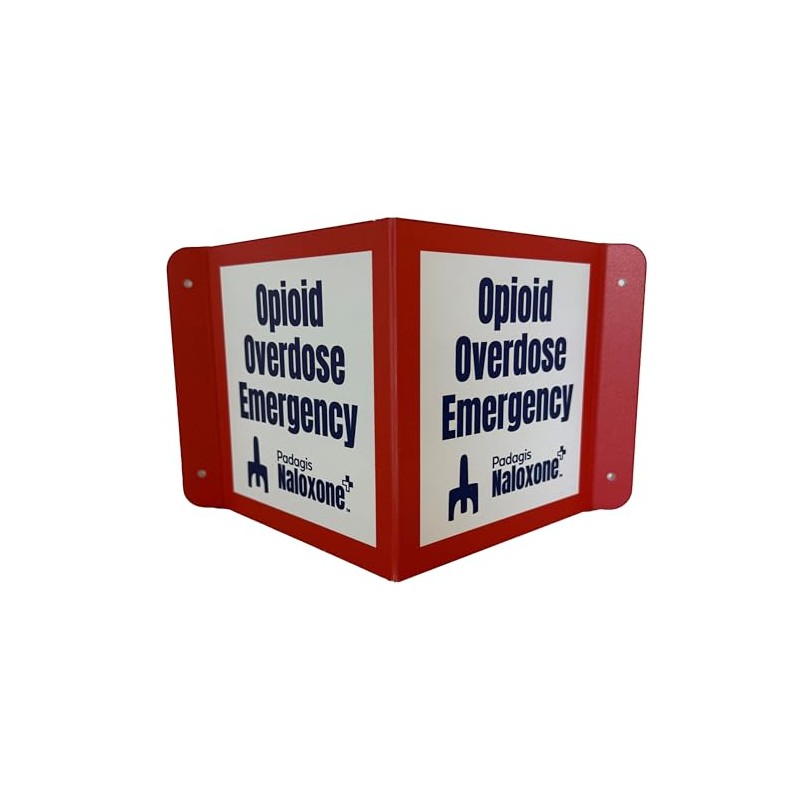 Padagis Wall-Mount Cabinet with Signage & Instructions – Single Unit