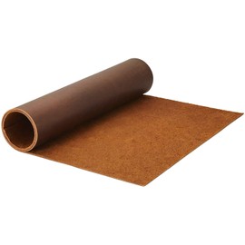 CP 4-5 oz Tooling Leather Sheets for Crafts - Full Grain Leather Hide - Crazy Horse Leather - Cowhide Leather (Dark Brown, 8" x 10")