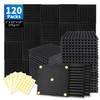Focusound 120 Pack Acoustic Foam Panels 1" x 12" x