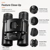 Compact Binoculars for Outdoor Viewing – BAK4 Folding Telescope with