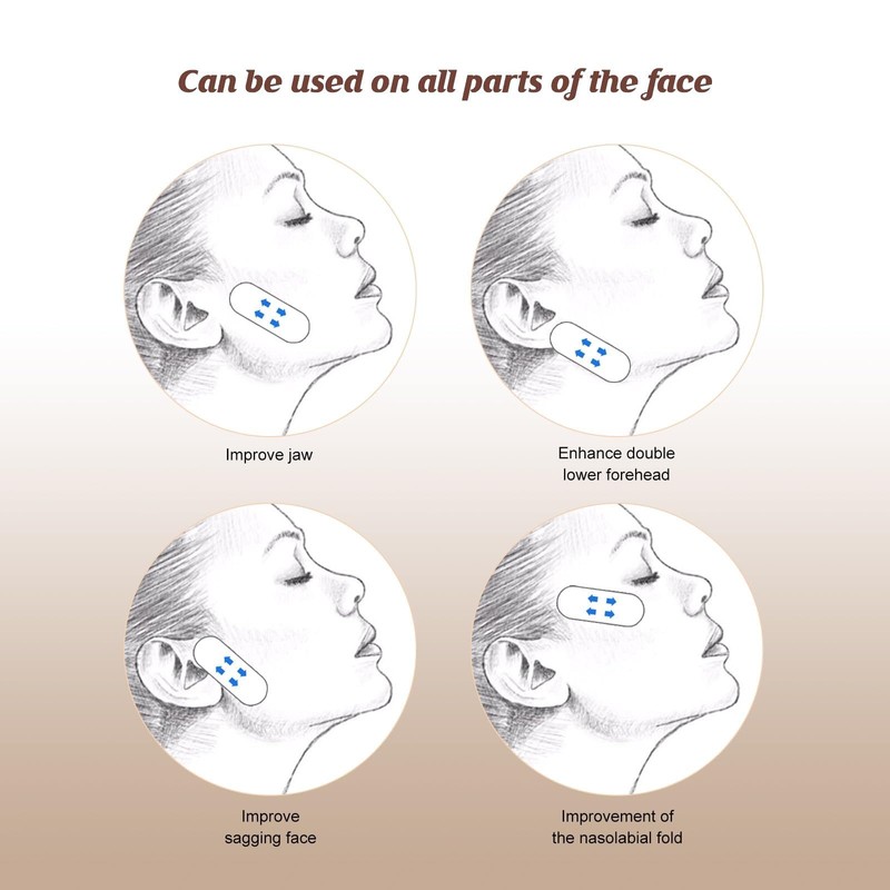 Cinta de elevación facial, cinta de elevación facial invisible, levantar