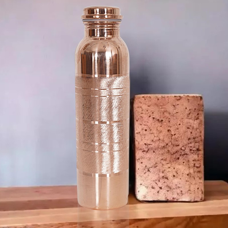 KALARATRI COPPER BOTTLE Pure Copper Water Bottle 34 Oz Copper