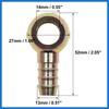 VekAuto 1/2" 12mm ID Hose Barb 14mm Banjo Fitting Fuel
