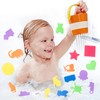 AYNKH 30 Pcs Foam Bath Animals And Vehicles And Graphics