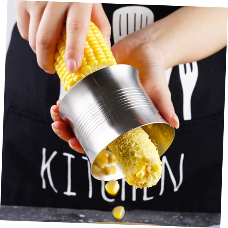 Alipis Stainless Steel Corn Shaver Set Pcs Corn Stripper Peeler