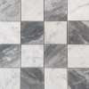 Stone Center Online C277XH Carrara White Bardiglio Gray Marble 3x3