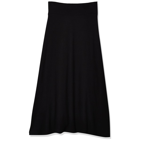 Amy Byer Girls' 7-16 Full-Length Maxi Skirt, Black, Medium