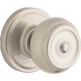 Weiser Phoenix Satin Nickel Door Knob, Interior Door Handles/Passage Knobs for Hall and Closet Door, Non-locking Hall/Closet Door Handle, Traditional Home Décor