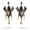 La Contessa Woodland Deer Earrings, Designed by Mary DeMarco -