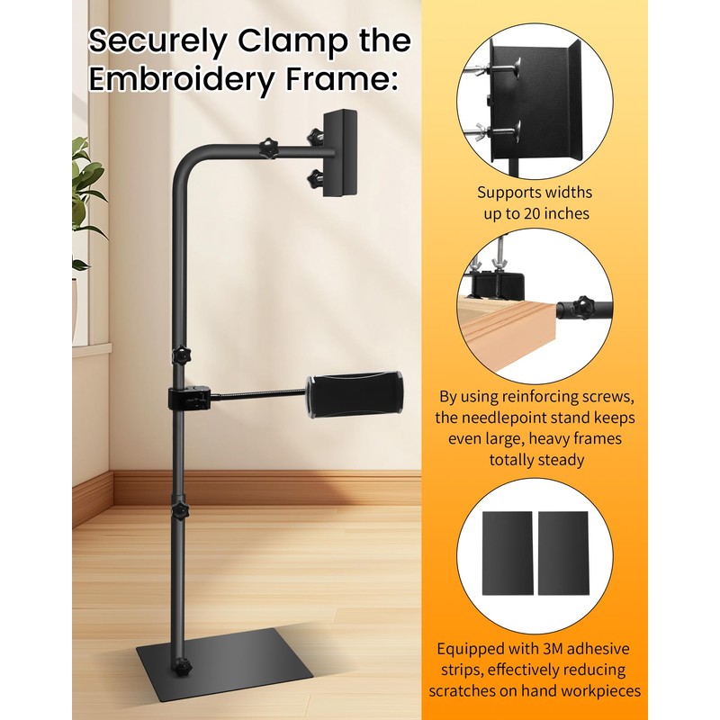 Seekdesi Work Stand Fit For Lowery with Side Clamp, 360°