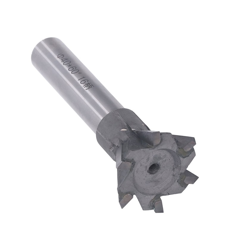 60 Degree Dovetail Cutter 6 Flute Fast Drilling Speed Carbide
