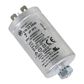 SPARES2GO Capacitor for Creda Tumble Dryer (7UF)
