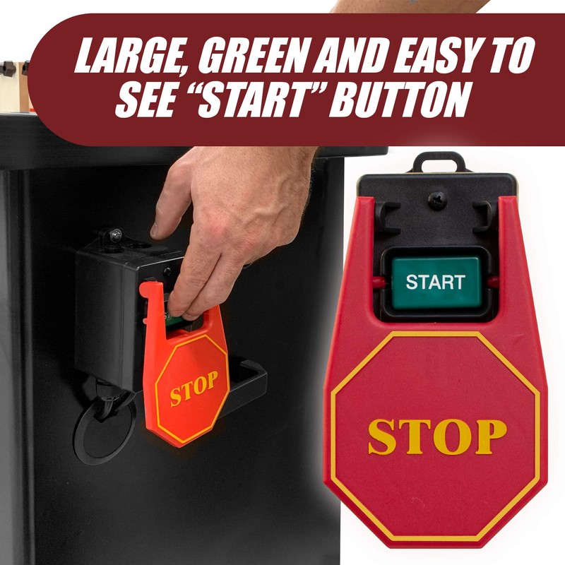 Fulton 110V Single Phase On/Off Switch with Large Stop Sign