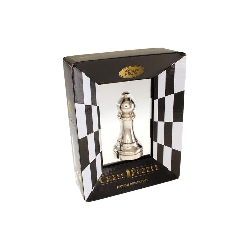Hanayama Silver Color Chess Piece - Bishop