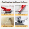Foxtrot Living 2 in 1 Grout Brush with Long Adjustable