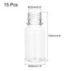 sourcing map 15 Pack 50ml/1.7oz Dispensing Bottles Plastic Squeeze Bottle