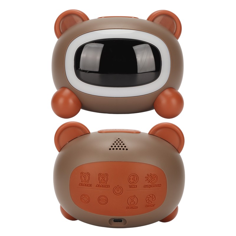 Kids Wake Clock Cartoon Kids Sleep Training Clock with Night