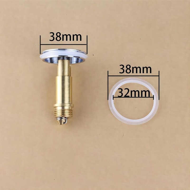 Qrity 4 Pcs O-Rings Gasket 32mm, Sink Plug Seal, Lip