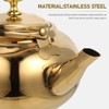 Cabilock Tea Kettle Kettle Induction Stainless Steel Kettle Gold Whistling