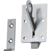 Floor stair catch with cover plate, galvanised steel