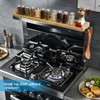 MAVOTER Over The Stove Top Shelf for Kitchen Bamboo Spice