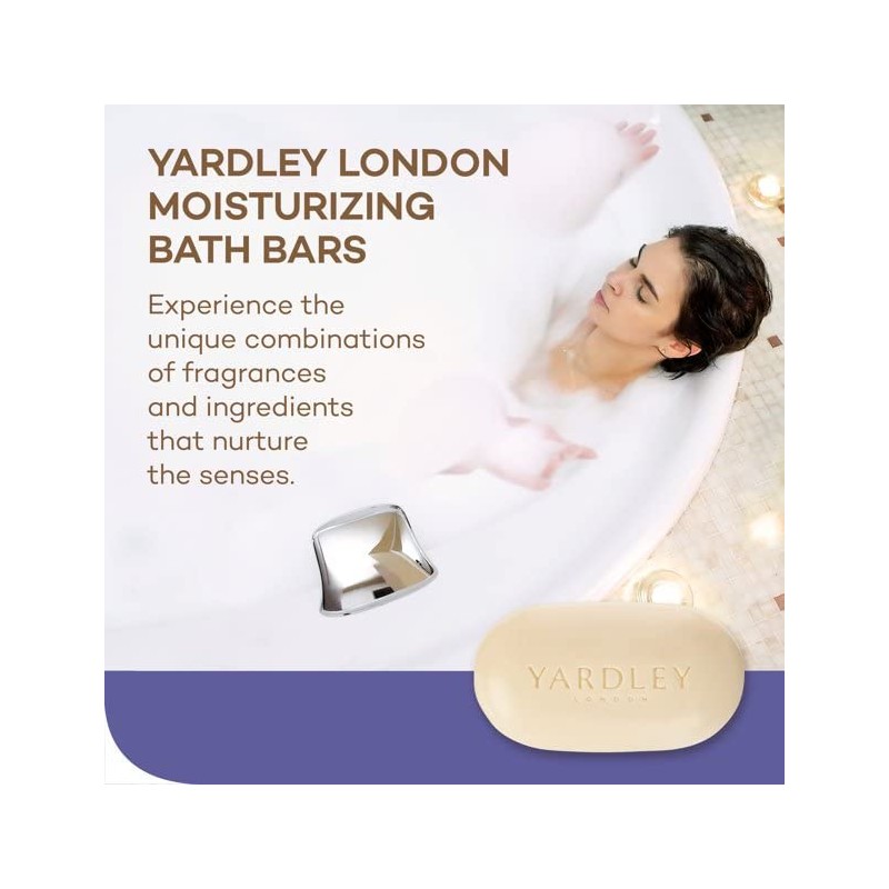 Yardley English Lavender Bar Soap 2 x 4.25 oz Soap