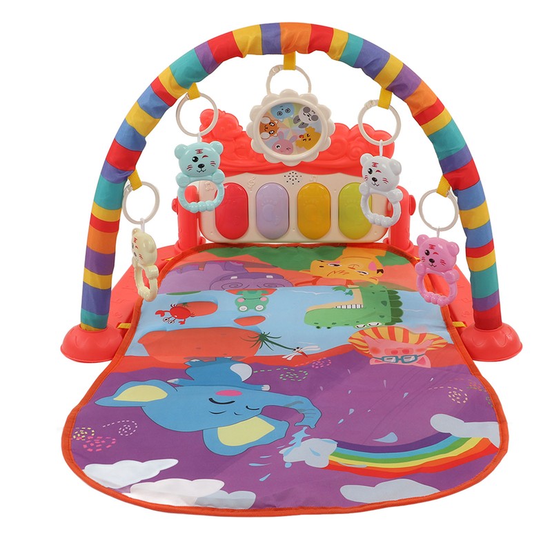 Baby Gym Piano Mat Lullabies Lights Detachable Early Educational Baby