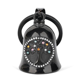 Viking Motorcycle Bell, Gremlin Bells for Motorcycles, Odin Warship Tree of Life Guardian Angel Biker Bell